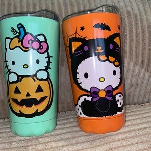 TikTok viral Hello kitty Halloween tumblers
